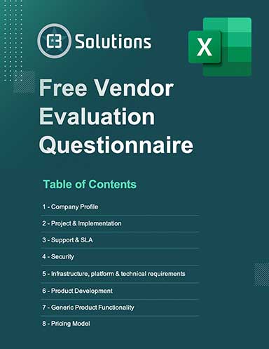 Vendor Evaluation Questionnaire for RFPs